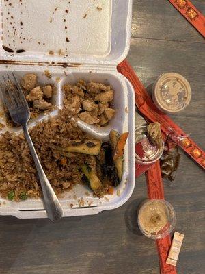 Didn't finish. Dry chick like chalk couldn't finish.