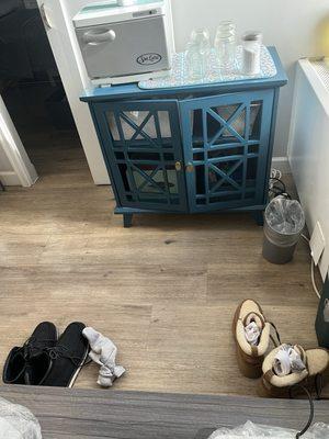 The area of foot detoxification