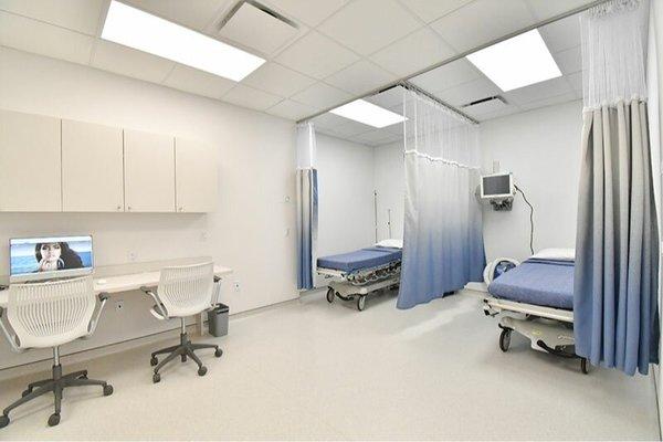 Inside of recovery room for Miami Plastic Surgeon, Dr. Zuri