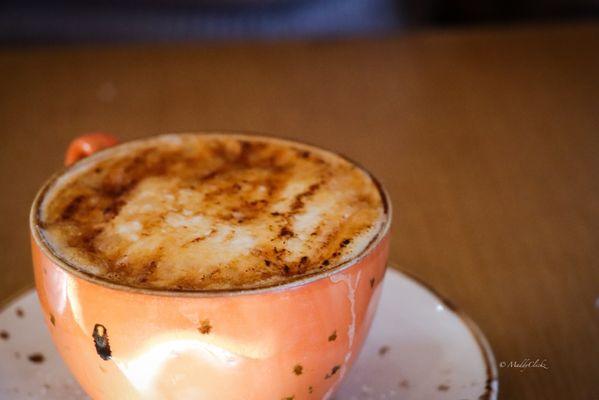 Crème brûlée latte