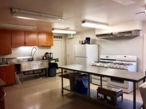 Left Hand Grange's large kitchen,