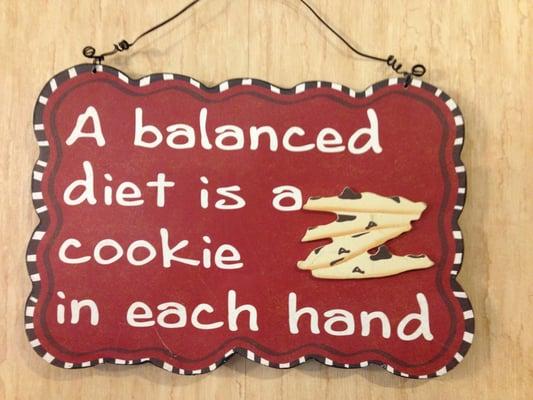 I like this version of a balanced diet
