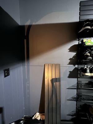 Slat wall panels installation