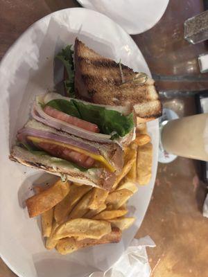 Club, minus the bacon- not requested :(