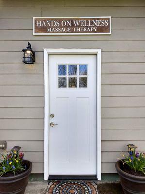 Hands on wellness massage therapy