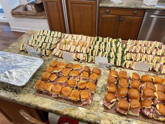 Sliders, sandwich boards