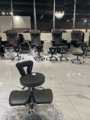 Pedicure area