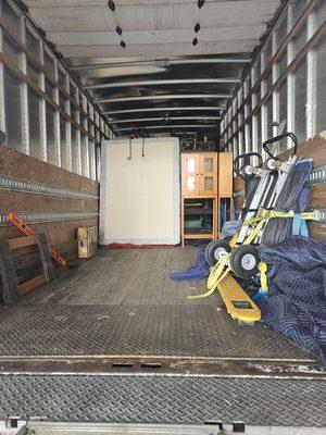 We will always makes sure everything is tight and can not move in transit!