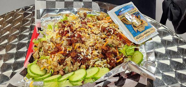 Chicken bacon salad