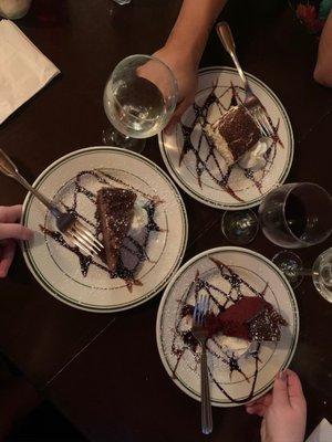 Tiramisu Red Velvet Cake Chocolate Mousse Cake