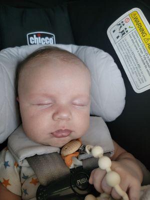 Asleep waiting for Dr. Visit