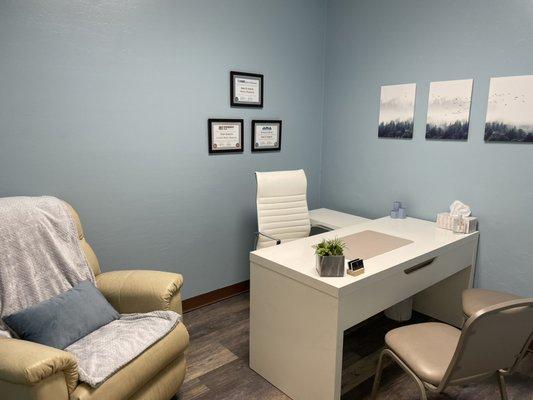 Brand new hypnotherapy office in Chandler, Arizona.