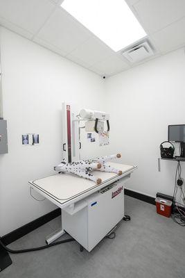 The x-ray room