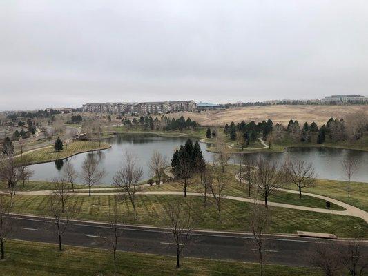 view from balcony on 4th floor