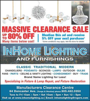 Fantastic Clearance Sale while they last !