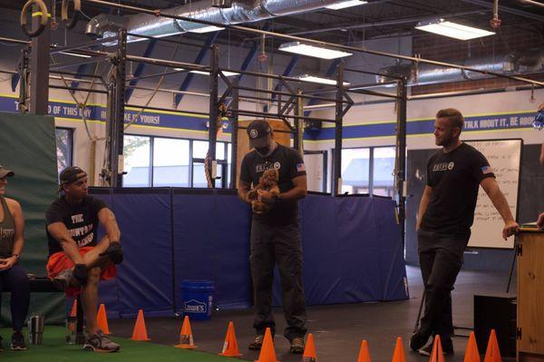 Save the baby security team exercise.