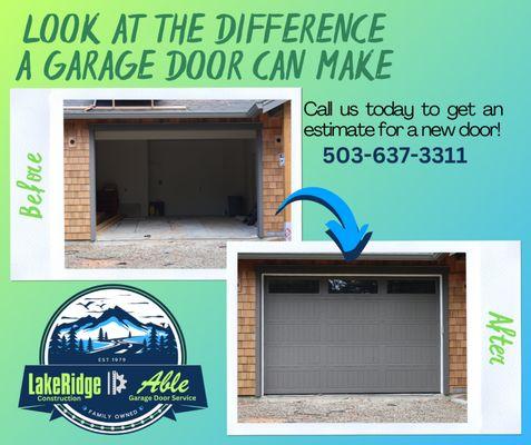 LakeRidge Construction & Able Garage Door Service
