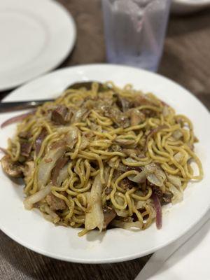 Stir Fry Soba Smoked Pork Belly
