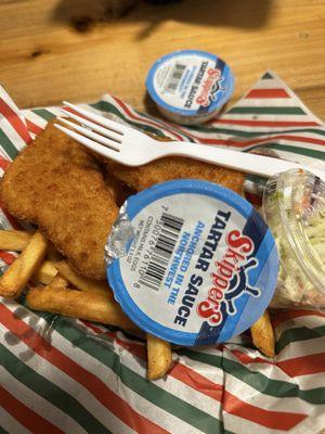 $9 for 2 pieces of fish and chips!