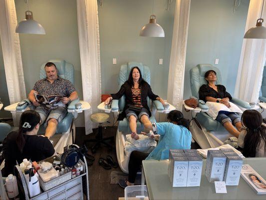 Don't let the rain stop you from a moment of self care!