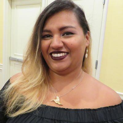 Hummingbird Necklace worn by Rita