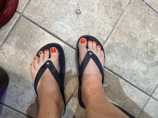 My nice pedicure