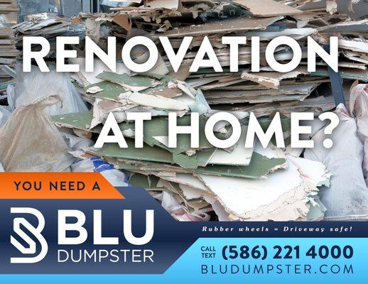 Blu Dumpster Rental