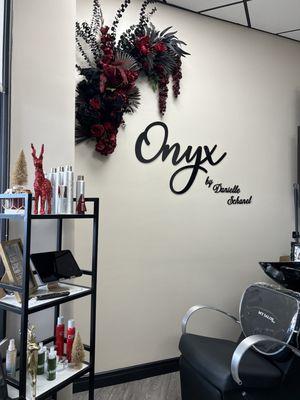 Part of the boutique salon