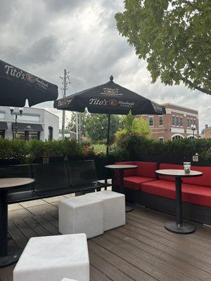 Outside patio