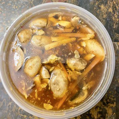 Hot and sour soup before I added noodles