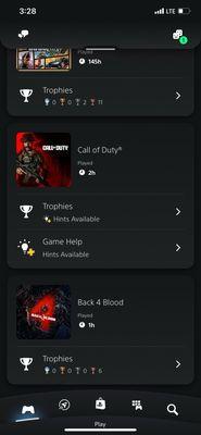 This is my account being played on a a hour before I went on the app to see