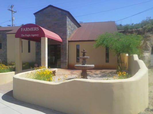 located on the highway