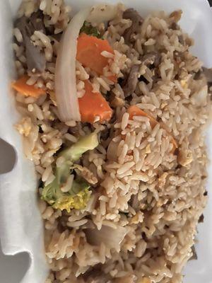 Thai Fried Rice with Beef
