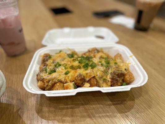 Mapo tofu tater tot's
