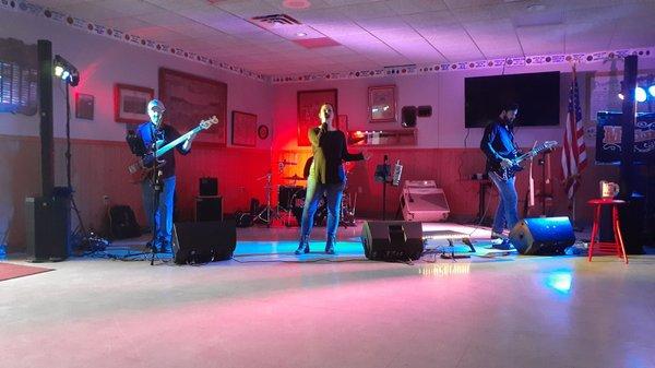 Sometimes they have really good bands perfom at this Post.