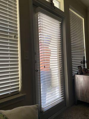 Man appeared on balcony to paint without warning