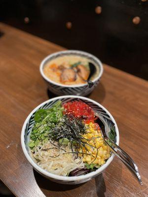 vegetarian maze ramen & tan tan ramen