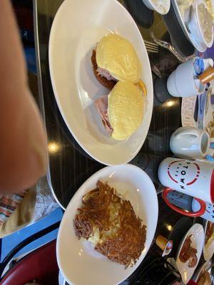 Eggs Benedict - Two Eggs and side of hash browns