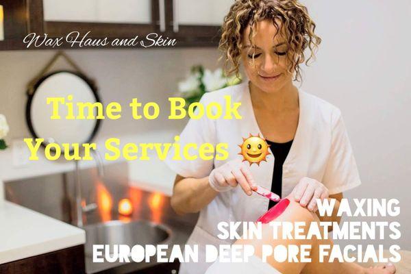Waxing for men and women, European facials for all ages and teens.