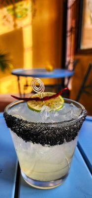 Infierno Spicy Margarita made with house-infused Habanero Tequila