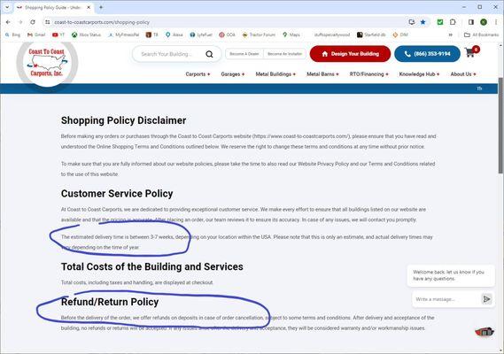 Coast To Coast Carports