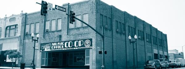 Corner of Texas St & Louisiana in downtown Shreveport, next to Artspace