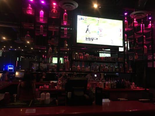 Completely reinvented bar area.