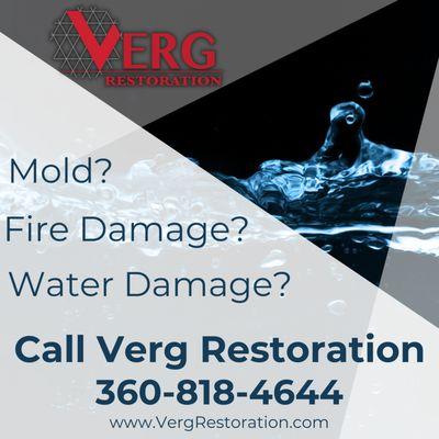 Call Verg Restoration at 360-818-4644!
