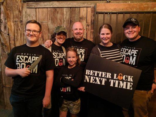 The Mullet family welcomes you to the Berlin Escape Room