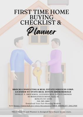Buy your Home Buyer Checklist and Planner helper. https://theentrepreneursway.etsy.com
