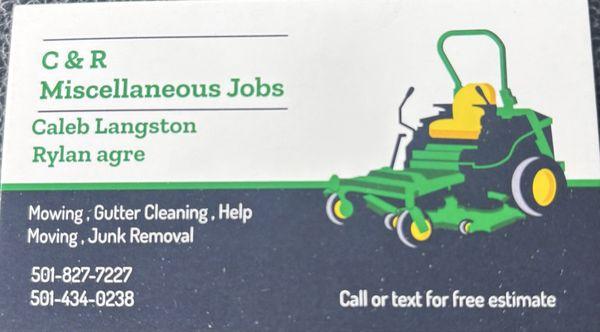 C & R Miscellaneous Jobs