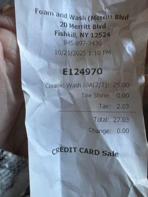 Foam & Wash Car Wash