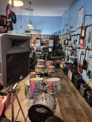 Drums,guitars, amps & more...