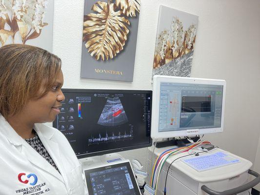 Me and Vascular Imaging Equipment, Important to confirm my diagnoses.